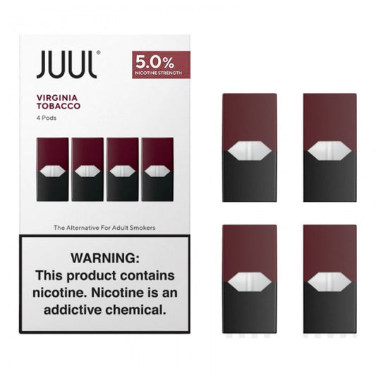 JUUL Virginia Tobacco Pods - Pack of 4 - G.O.A.T.