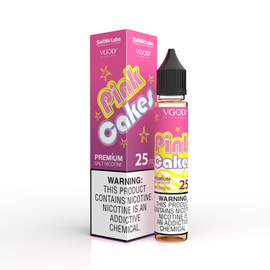 VGOD Pink Cakes Saltnic E-juice (50mg) - G.O.A.T.